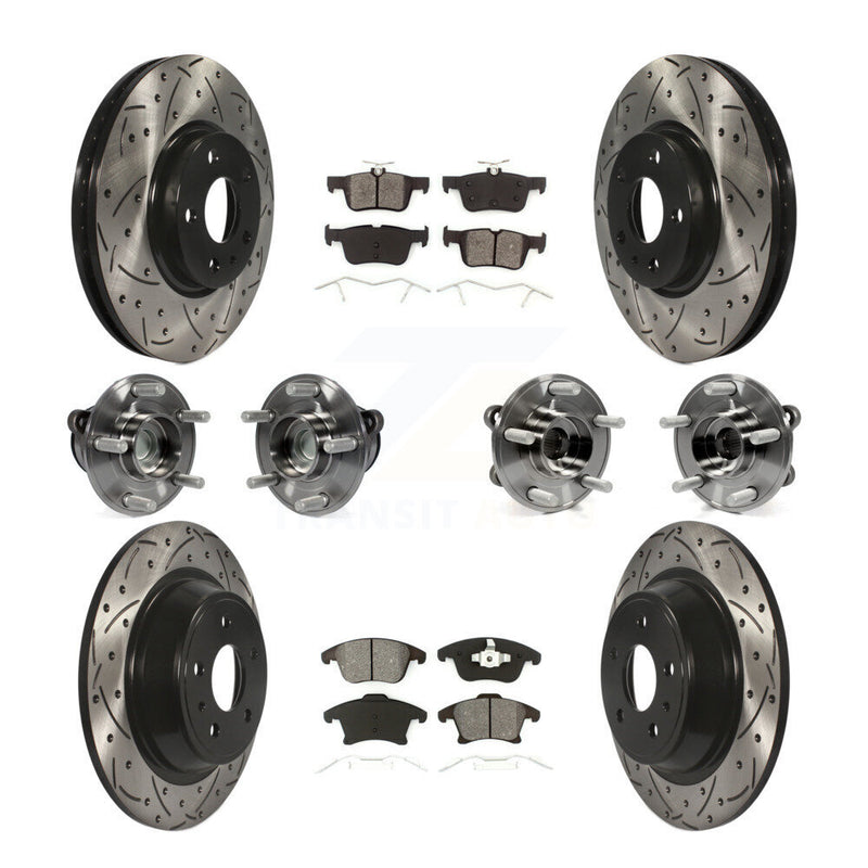 Transit Auto KBB-111073 Wheel Bearing and Hub Assembly for 2013-2020 Ford Fusion, Lincoln MKZ - Front and Rear product image