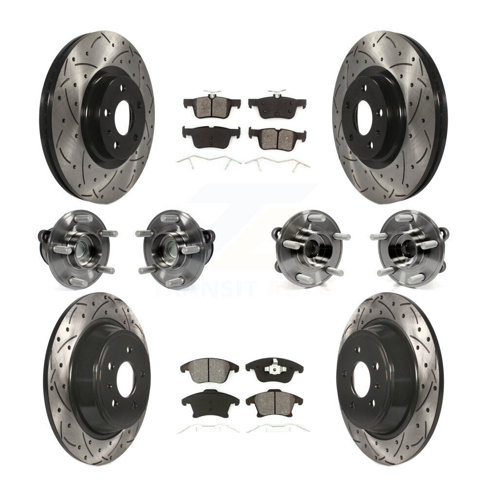 Transit Auto KBB-111074 Wheel Bearing and Hub Assembly for 2013-2018 Ford Fusion, Lincoln MKZ - Front and Rear product image