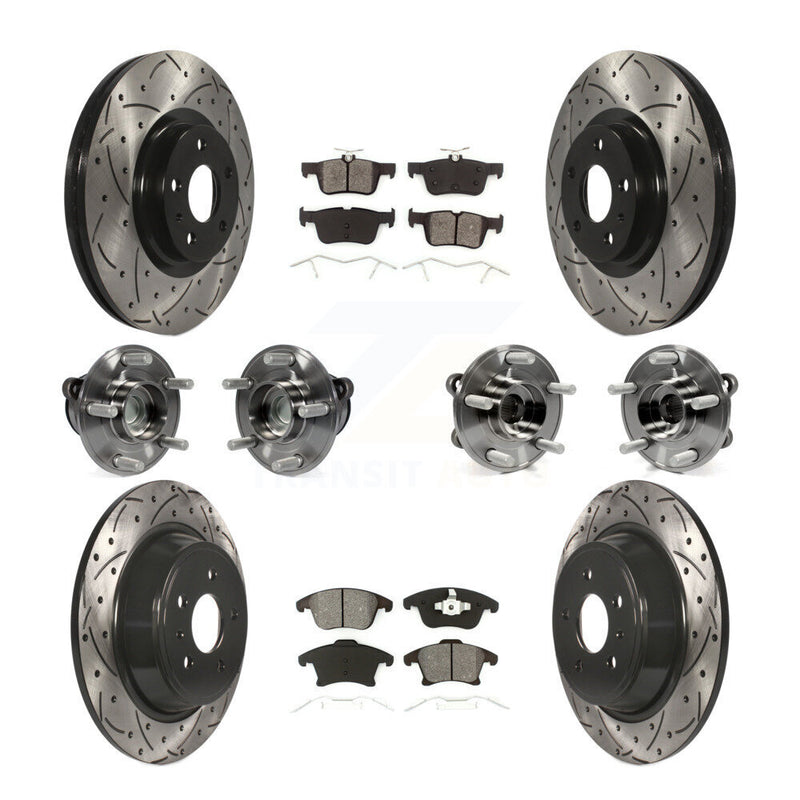 Transit Auto KBB-111074 Wheel Bearing and Hub Assembly for 2013-2018 Ford Fusion, Lincoln MKZ - Front and Rear product image