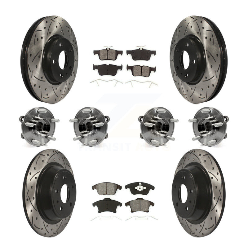 Transit Auto KBB-111075 Wheel Bearing and Hub Assembly for 2013-2018 Ford Fusion - Front and Rear product image