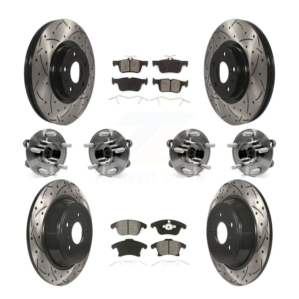 Transit Auto KBB-111076 Wheel Bearing and Hub Assembly for 2013-2016 Lincoln MKZ - Front and Rear product image