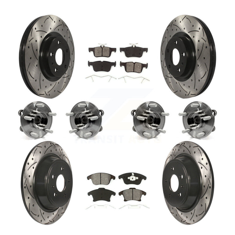 Transit Auto KBB-111076 Wheel Bearing and Hub Assembly for 2013-2016 Lincoln MKZ - Front and Rear product image
