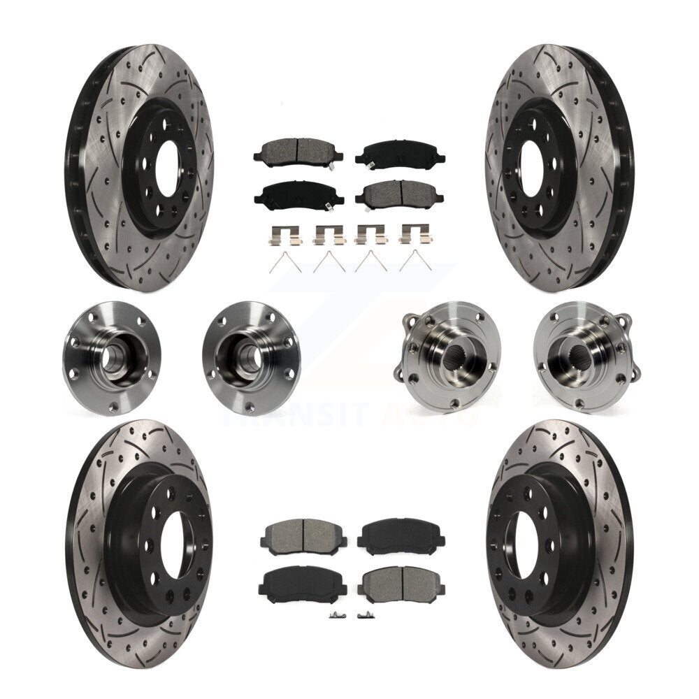 Transit Auto KBB-111077 Wheel Bearing and Hub Assembly for 2013-2016 Dodge Dart - Front and Rear product image