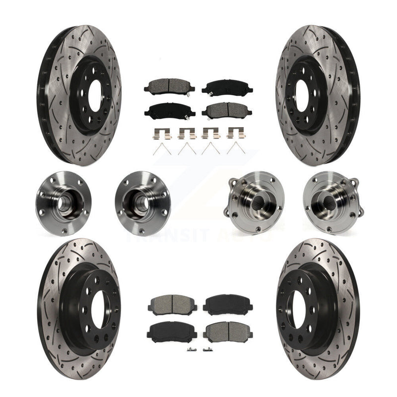 Transit Auto KBB-111077 Wheel Bearing and Hub Assembly for 2013-2016 Dodge Dart - Front and Rear product image