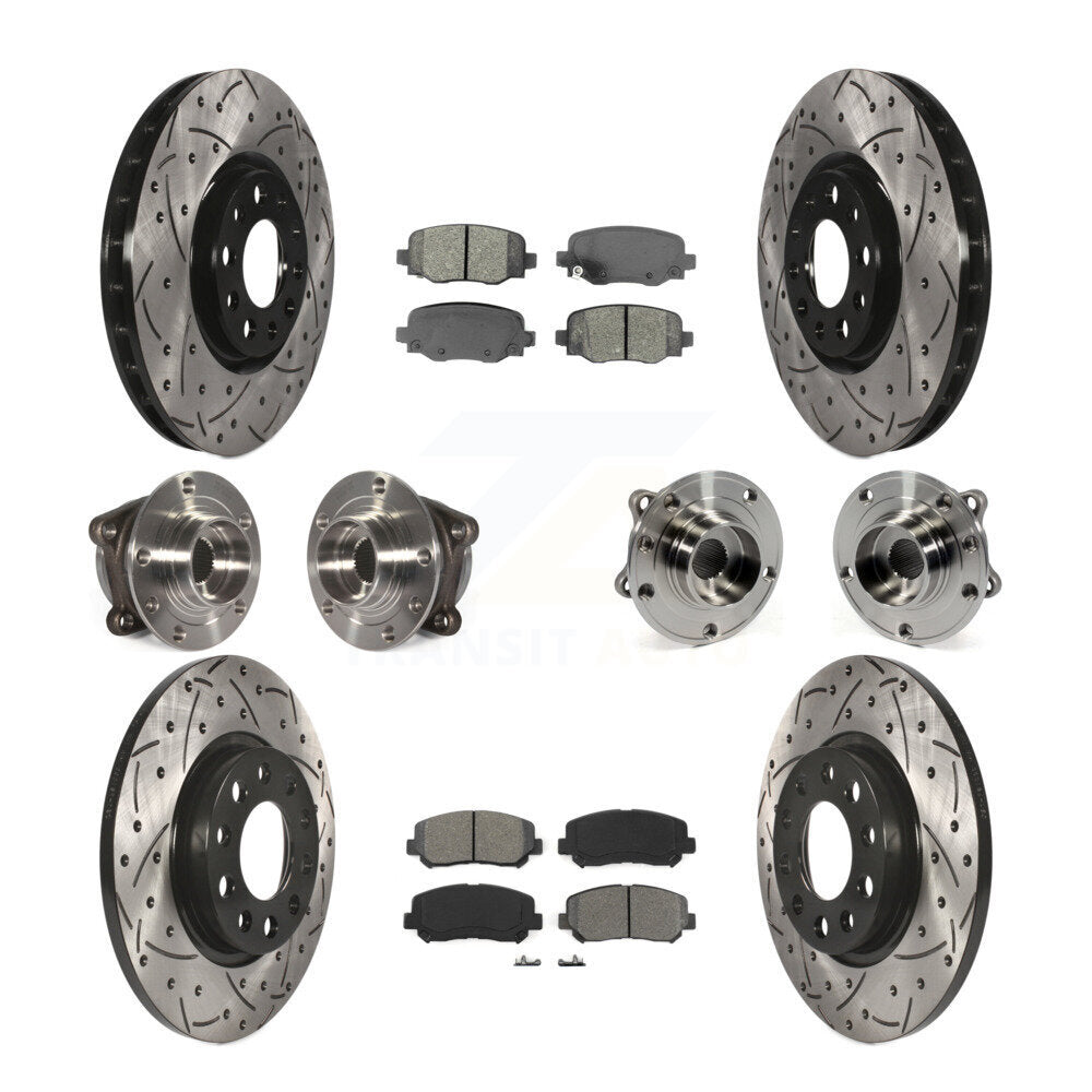 Transit Auto KBB-111078 Wheel Bearing and Hub Assembly for 2015-2017 Chrysler 200 - Front and Rear product image