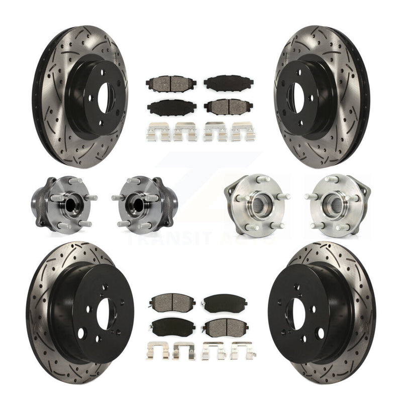 Transit Auto KBB-111080 Wheel Bearing and Hub Assembly for 2012-2013 Subaru Impreza - Front and Rear product image