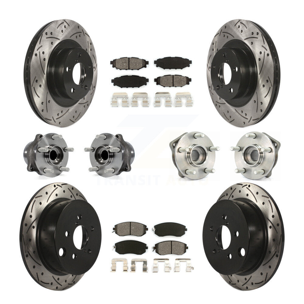 Transit Auto KBB-111081 Wheel Bearing and Hub Assembly for 2013 Subaru XV Crosstrek - Front and Rear product image
