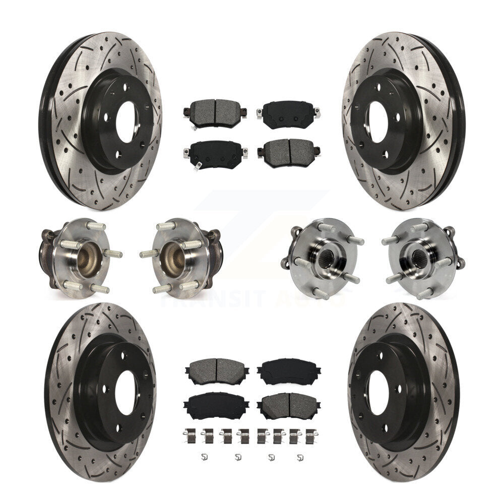 Transit Auto KBB-111084 Wheel Bearing and Hub Assembly for 2016-2018 Mazda 6 - Front and Rear product image