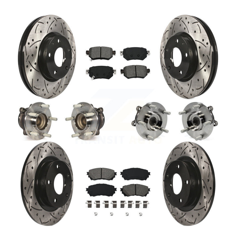 Transit Auto KBB-111084 Wheel Bearing and Hub Assembly for 2016-2018 Mazda 6 - Front and Rear product image