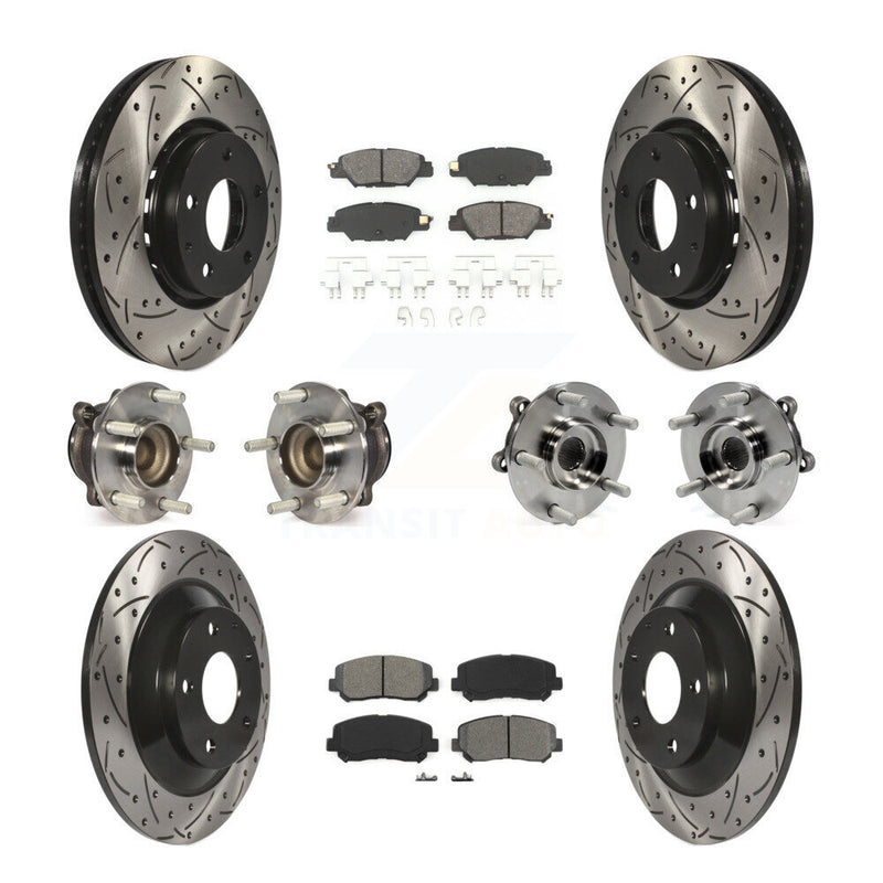 Transit Auto KBB-111085 Wheel Bearing and Hub Assembly for 2016-2021 Mazda CX-5 - Front and Rear product image
