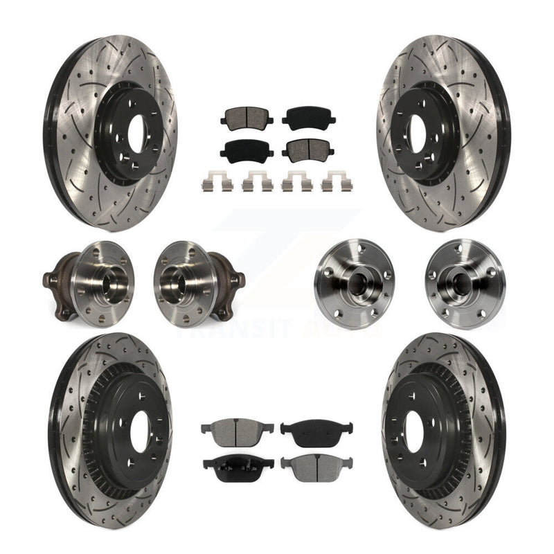 Transit Auto KBB-111086 Wheel Bearing and Hub Assembly for 2010-2015 Volvo XC60 - Front and Rear product image