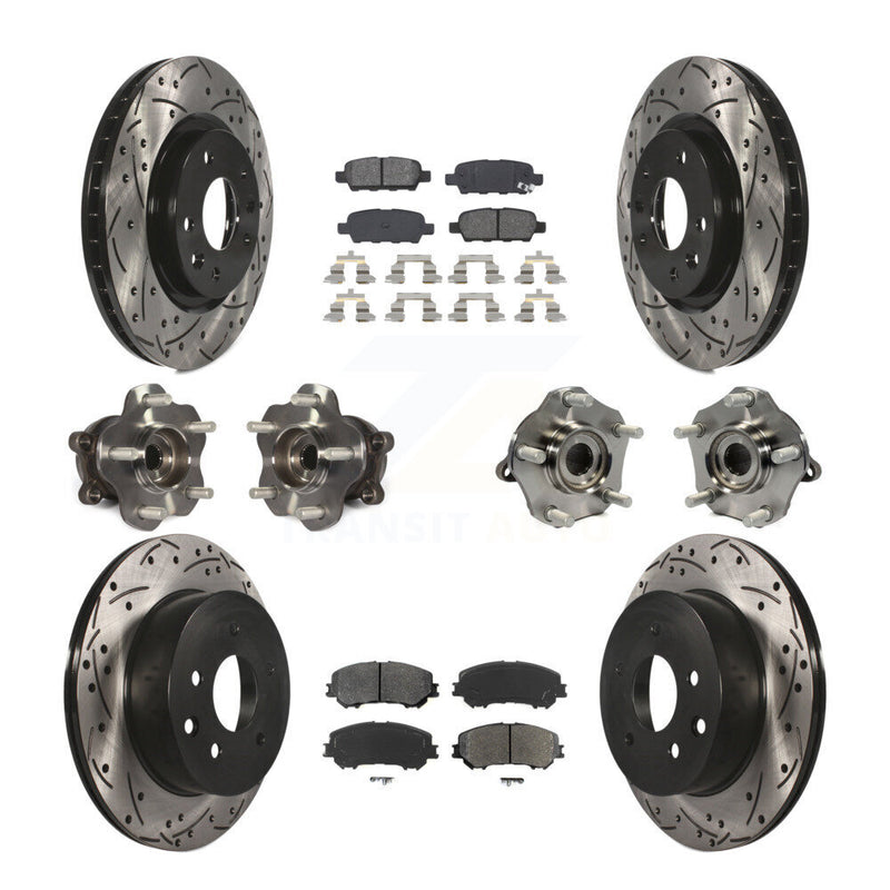 Transit Auto KBB-111092 Wheel Bearing and Hub Assembly for 2017-2022 Nissan Rogue Sport, Nissan Qashqai - Front and Rear product image