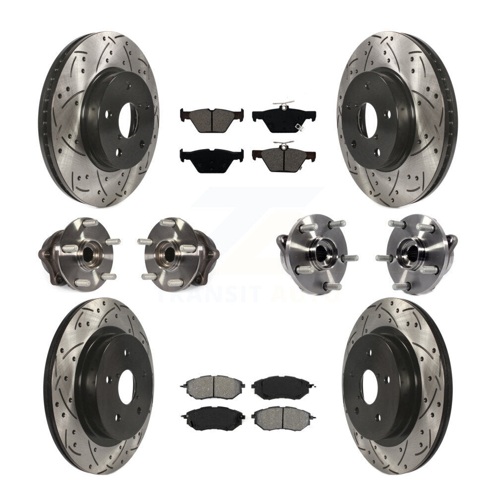 Transit Auto KBB-111095 Wheel Bearing and Hub Assembly for 2015 Subaru Legacy - Front and Rear product image