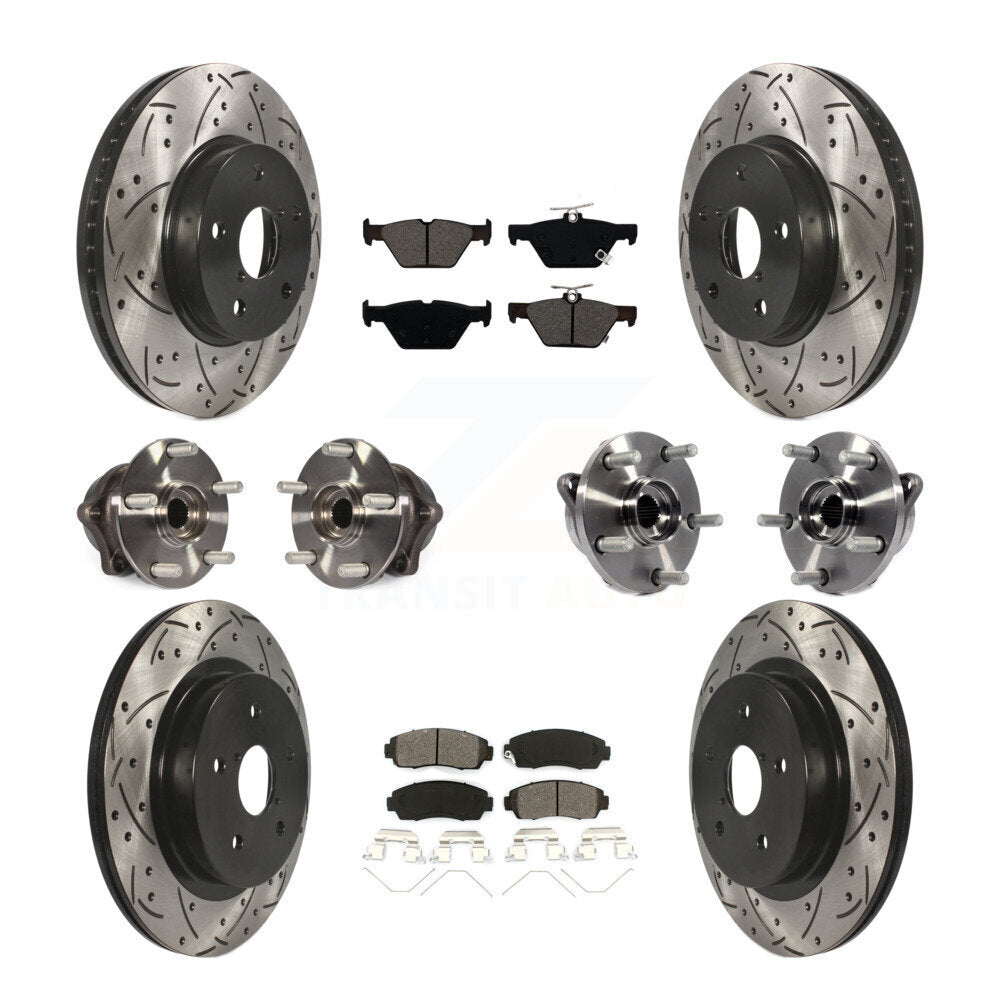 Transit Auto KBB-111096 Wheel Bearing and Hub Assembly for 2016-2019 Subaru Legacy - Front and Rear product image