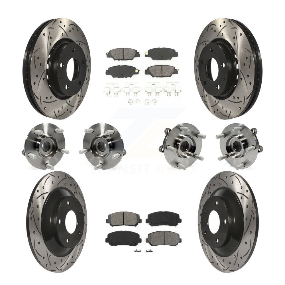 Transit Auto KBB-111100 Wheel Bearing and Hub Assembly for 2016-2023 Mazda CX-5 - Front and Rear product image