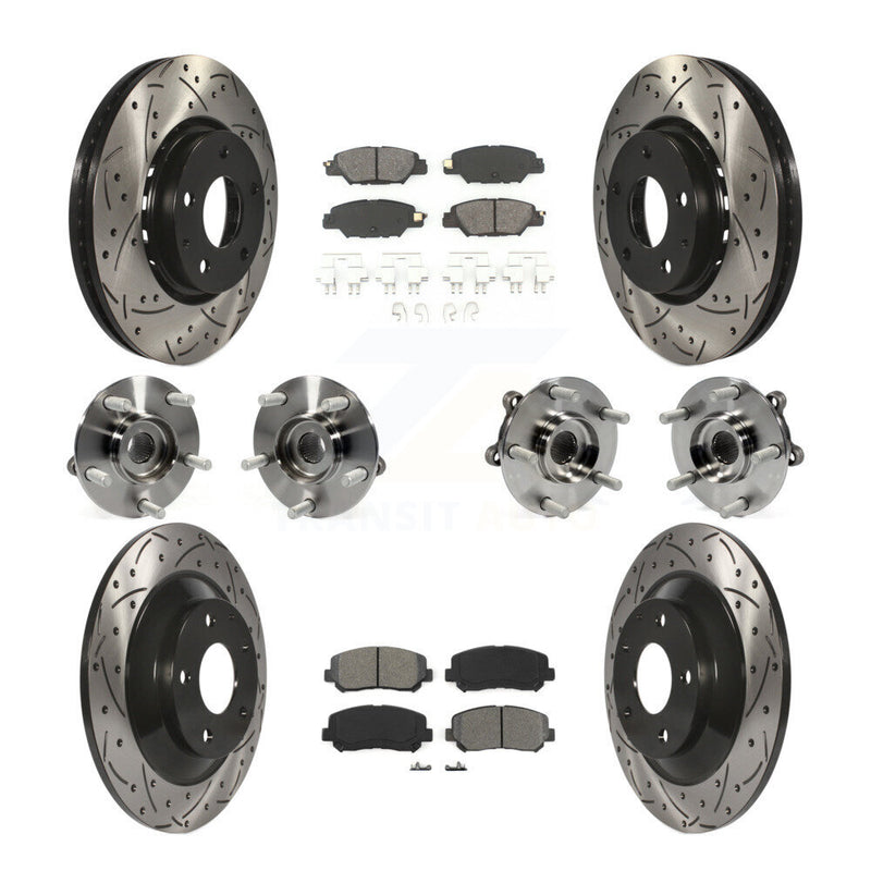Transit Auto KBB-111100 Wheel Bearing and Hub Assembly for 2016-2023 Mazda CX-5 - Front and Rear product image