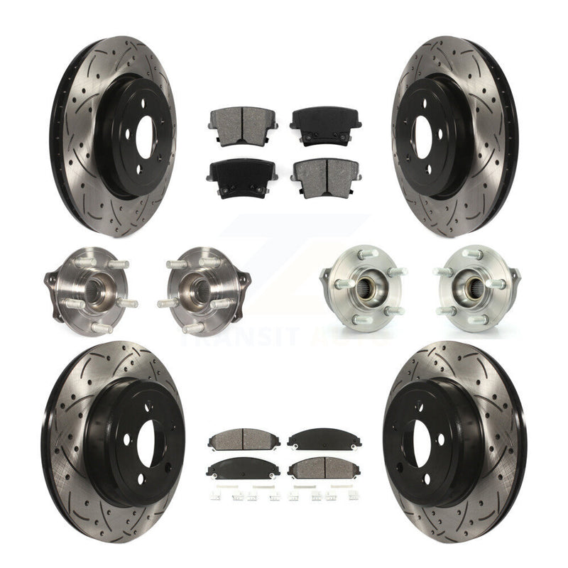 Transit Auto KBB-111101 Wheel Bearing and Hub Assembly for 2015-2023 Dodge Charger, Dodge Challenger, Chrysler 300 - Front and Rear product image