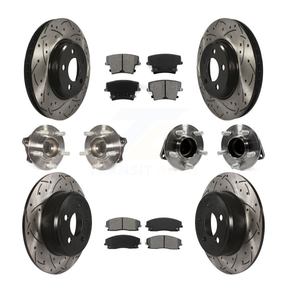 Transit Auto KBB-111103 Wheel Bearing and Hub Assembly for 2015-2023 Dodge Charger, Dodge Challenger, Chrysler 300 - Front and Rear product image