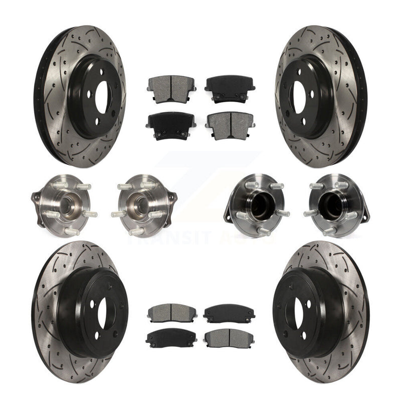 Transit Auto KBB-111103 Wheel Bearing and Hub Assembly for 2015-2023 Dodge Charger, Dodge Challenger, Chrysler 300 - Front and Rear product image