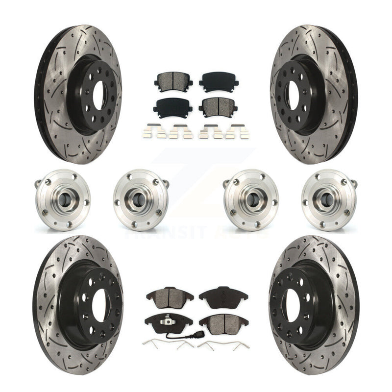 Transit Auto KBB-111109 Wheel Bearing and Hub Assembly for 2008-2017 Volkswagen CC, Volkswagen Passat, Audi A3 Quattro - Front and Rear product image