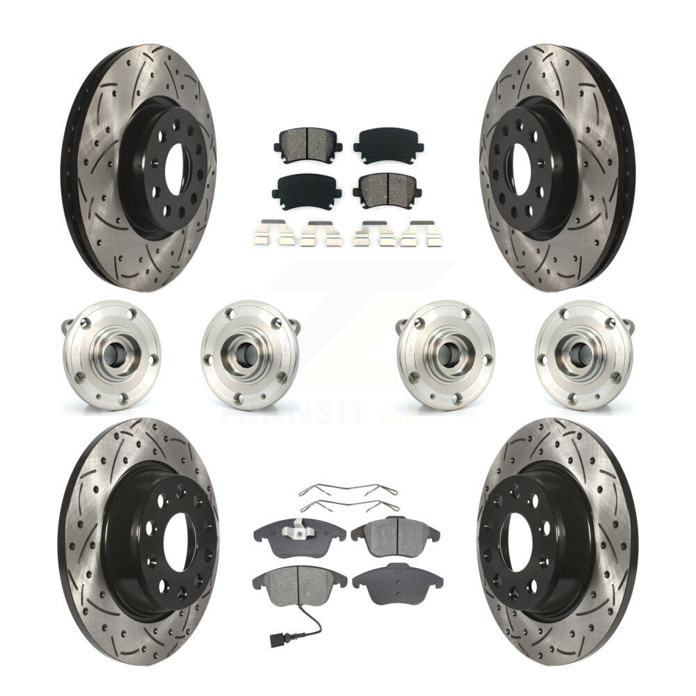 Transit Auto KBB-111110 Wheel Bearing and Hub Assembly for 2009-2018 Volkswagen Tiguan Limited, Audi Q3 Quattro, Volkswagen Tiguan - Front and Rear product image