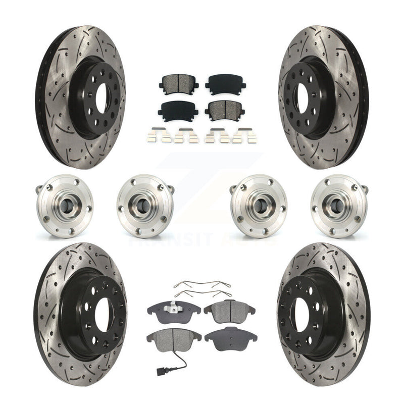 Transit Auto KBB-111110 Wheel Bearing and Hub Assembly for 2009-2018 Volkswagen Tiguan Limited, Audi Q3 Quattro, Volkswagen Tiguan - Front and Rear product image