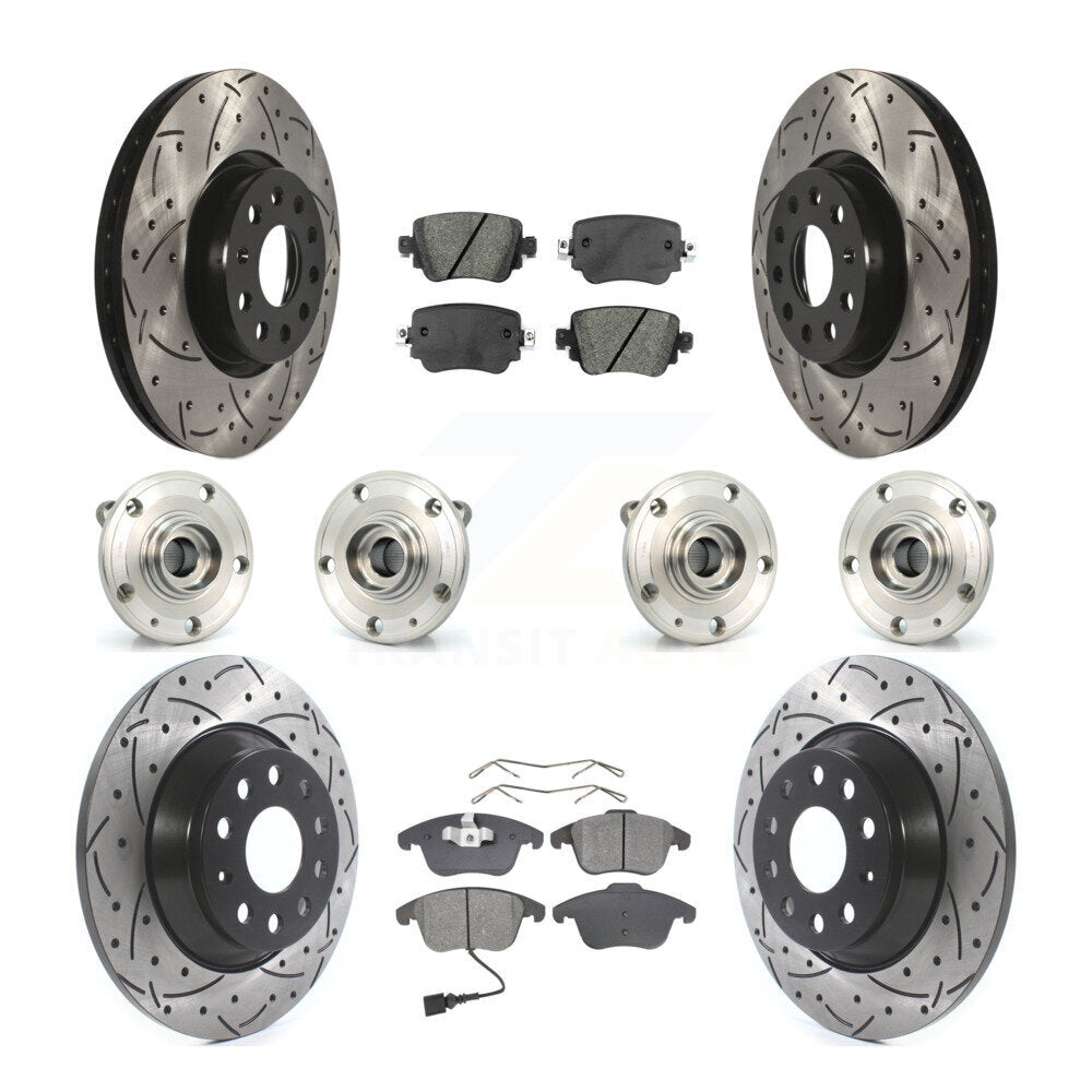 Transit Auto KBB-111111 Wheel Bearing and Hub Assembly for 2016-2018 Audi Q3 Quattro - Front and Rear product image