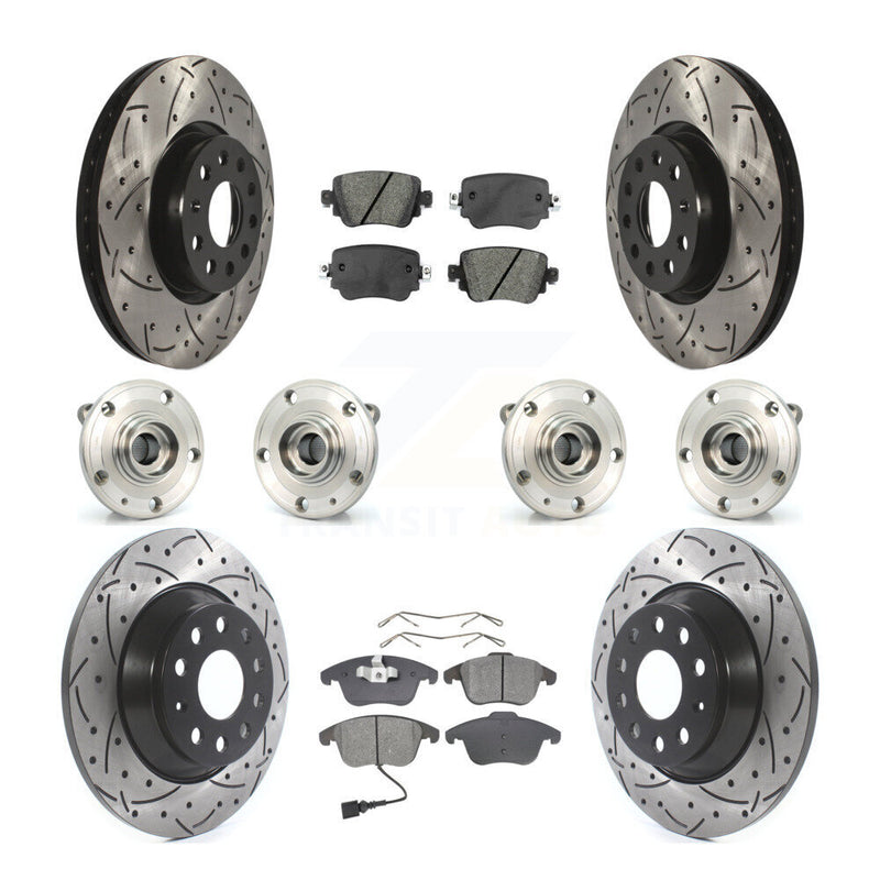 Transit Auto KBB-111111 Wheel Bearing and Hub Assembly for 2016-2018 Audi Q3 Quattro - Front and Rear product image
