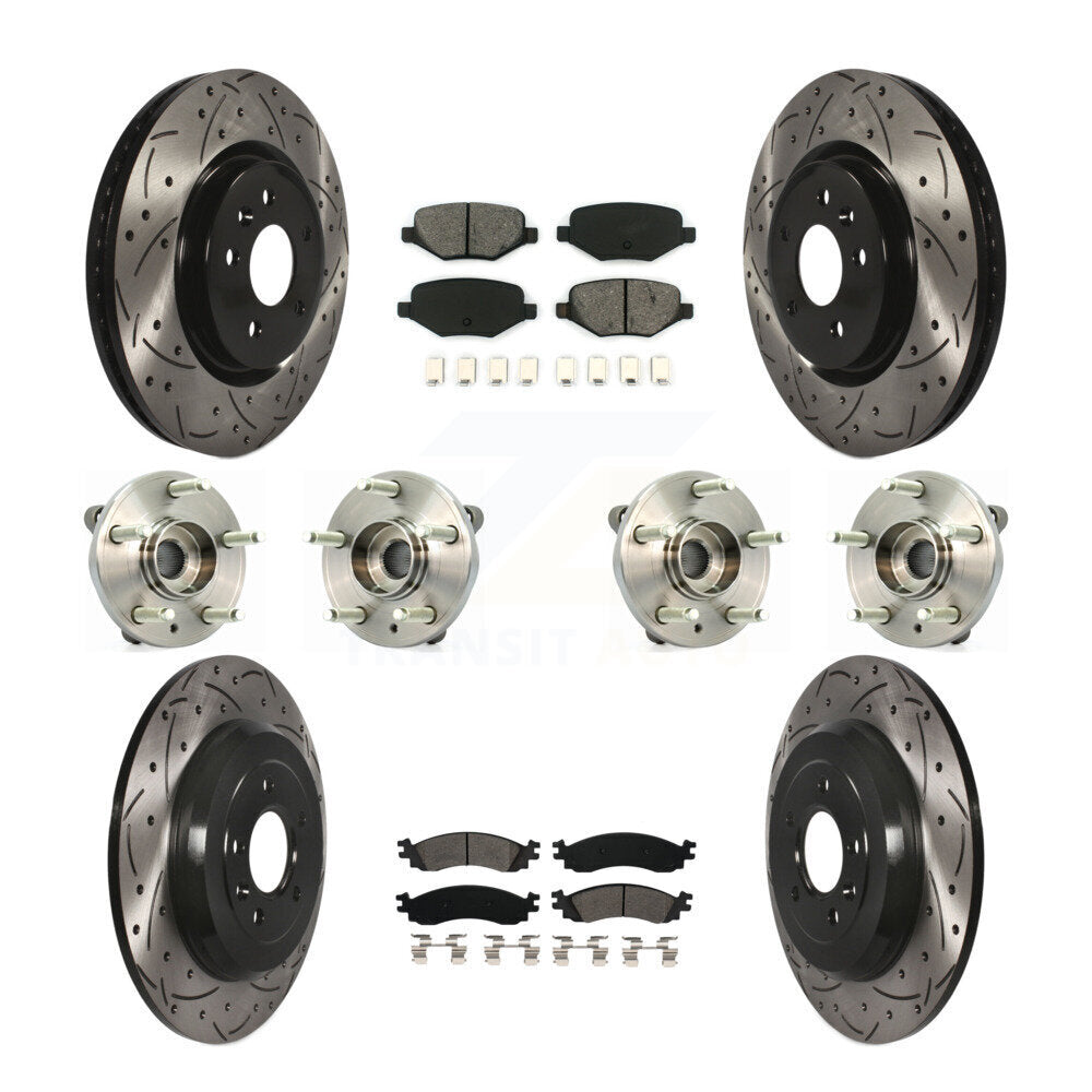 Transit Auto KBB-111116 Wheel Bearing and Hub Assembly for 2010-2012 Ford Taurus - Front and Rear product image