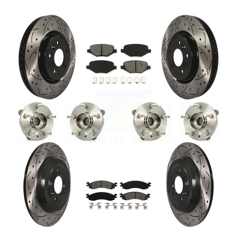 Transit Auto KBB-111116 Wheel Bearing and Hub Assembly for 2010-2012 Ford Taurus - Front and Rear product image