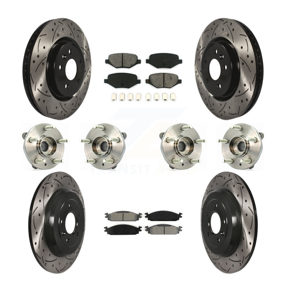 Transit Auto KBB-111117 Wheel Bearing and Hub Assembly for 2009-2010 Lincoln MKS - Front and Rear product image