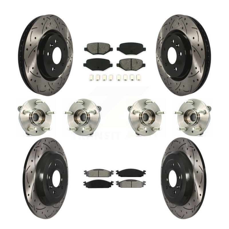 Transit Auto KBB-111117 Wheel Bearing and Hub Assembly for 2009-2010 Lincoln MKS - Front and Rear product image