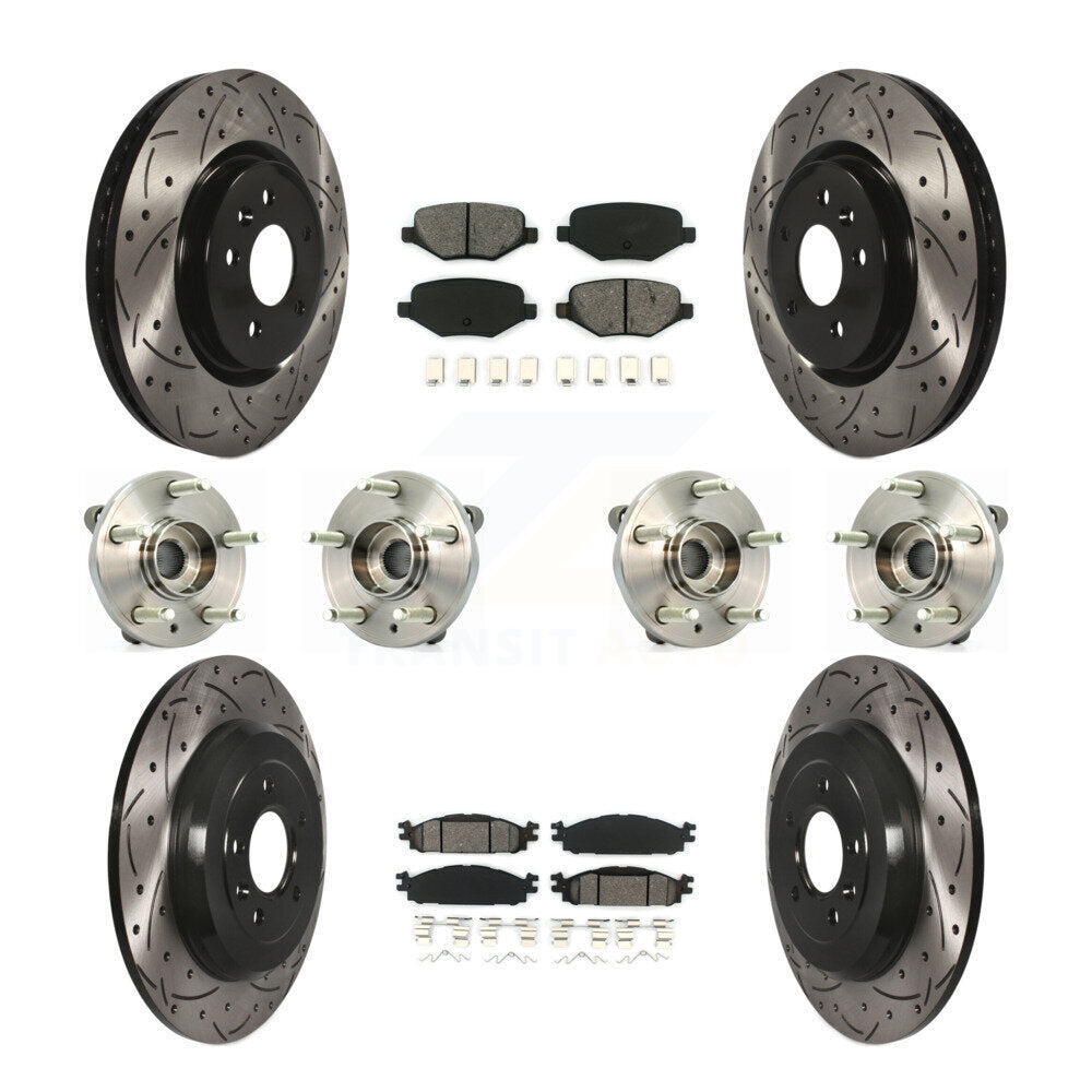 Transit Auto KBB-111118 Wheel Bearing and Hub Assembly for 2009-2019 Ford Flex, Lincoln MKS, Ford Taurus & more - Front and Rear product image