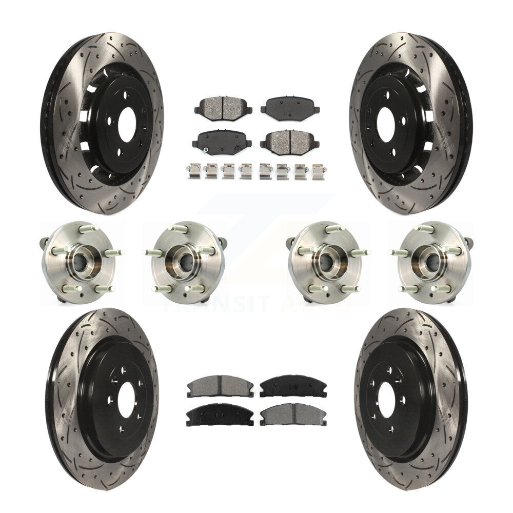 Transit Auto KBB-111120 Wheel Bearing and Hub Assembly for 2012-2019 Ford Taurus, Ford Flex, Lincoln MKS - Front and Rear product image