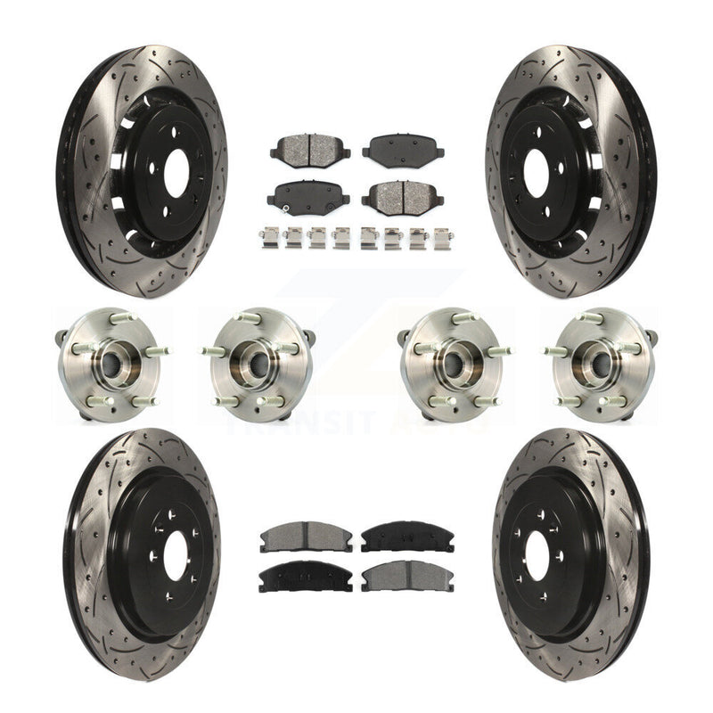 Transit Auto KBB-111120 Wheel Bearing and Hub Assembly for 2012-2019 Ford Taurus, Ford Flex, Lincoln MKS - Front and Rear product image