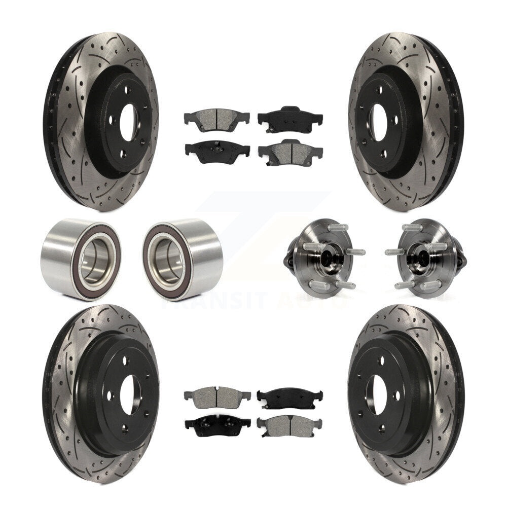 Transit Auto KBB-111128 Wheel Bearing and Hub Assembly for 2022 Jeep Grand Cherokee WK - Front and Rear product image