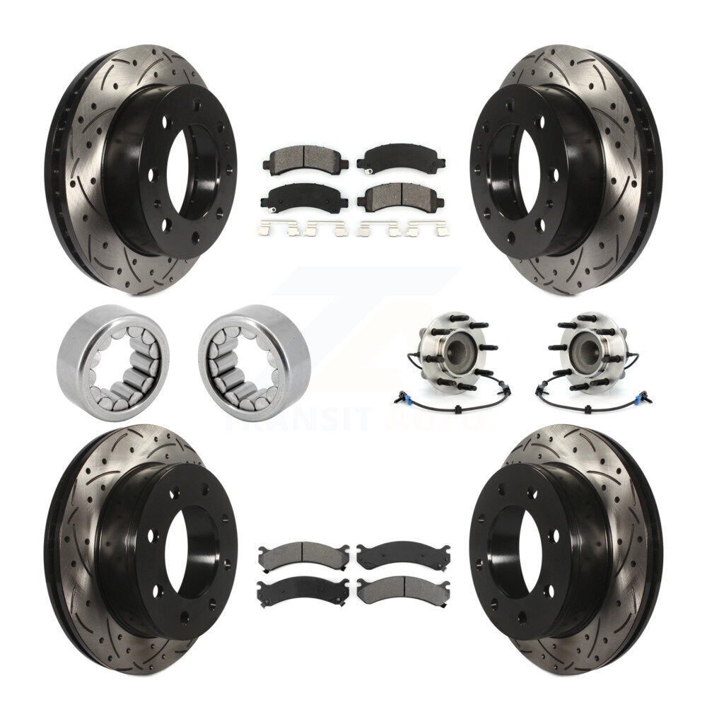 Transit Auto KBB-111154 Wheel Bearing and Hub Assembly for 2011-2016 Chevrolet Express 2500, GMC Savana 2500 - Front and Rear product image