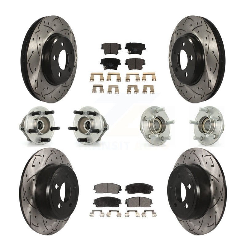 Transit Auto KBB-111185 Wheel Bearing and Hub Assembly for 2005-2009 Chrysler 300, Dodge Charger, Dodge Magnum - Front and Rear product image