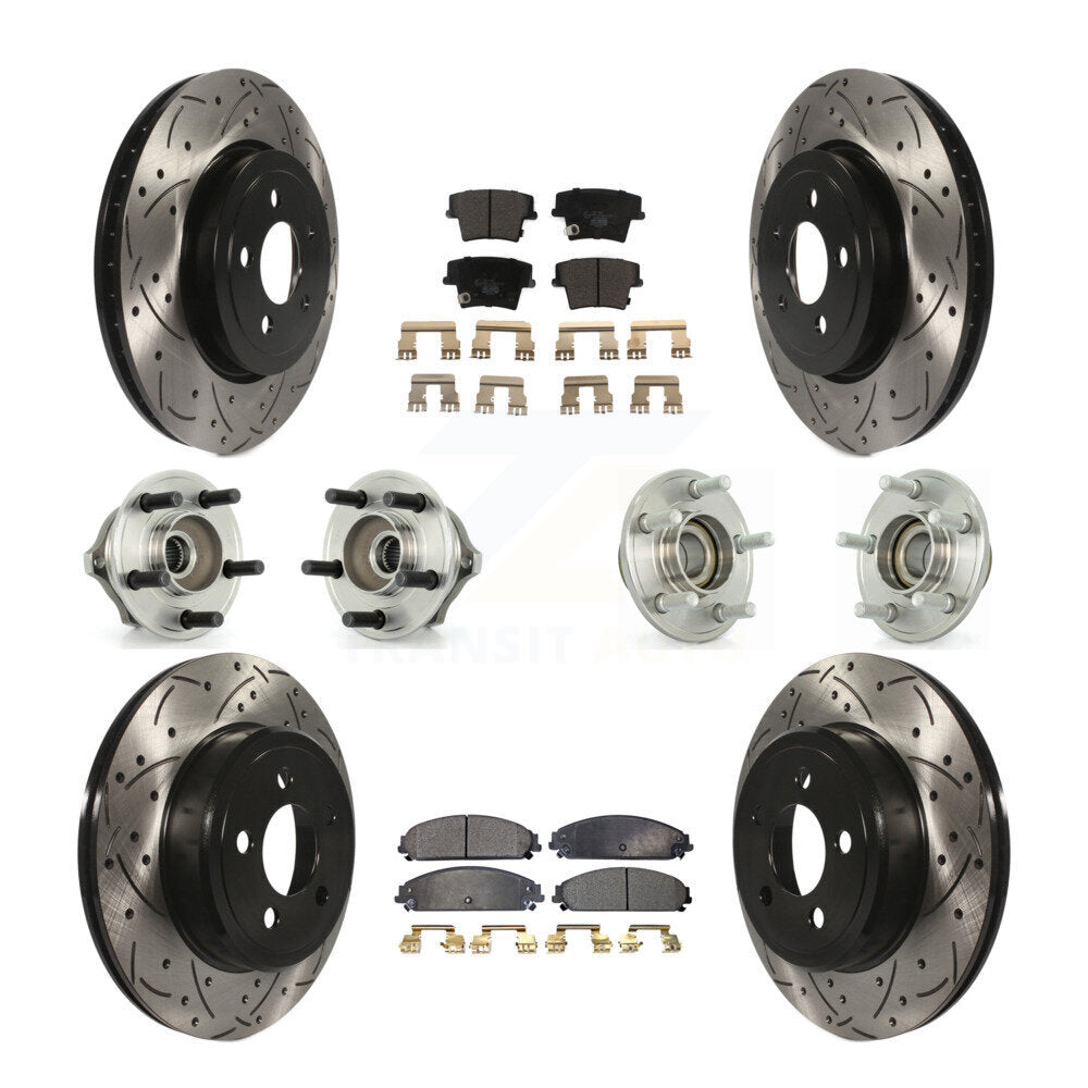 Transit Auto KBB-111186 Wheel Bearing and Hub Assembly for 2005-2009 Chrysler 300, Dodge Charger, Dodge Magnum - Front and Rear product image
