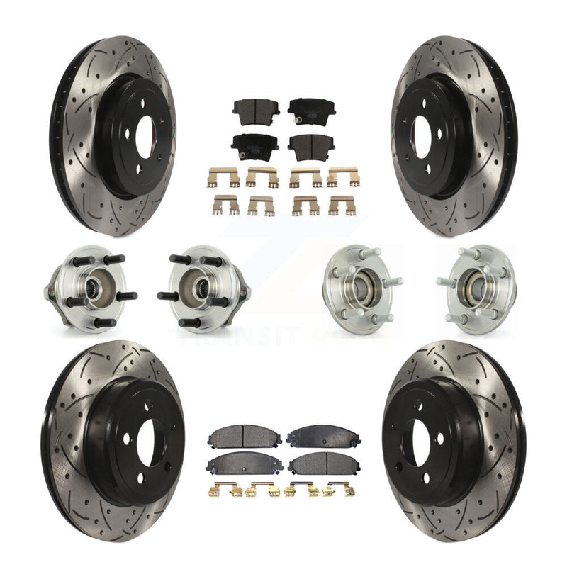 Transit Auto KBB-111186 Wheel Bearing and Hub Assembly for 2005-2009 Chrysler 300, Dodge Charger, Dodge Magnum - Front and Rear product image