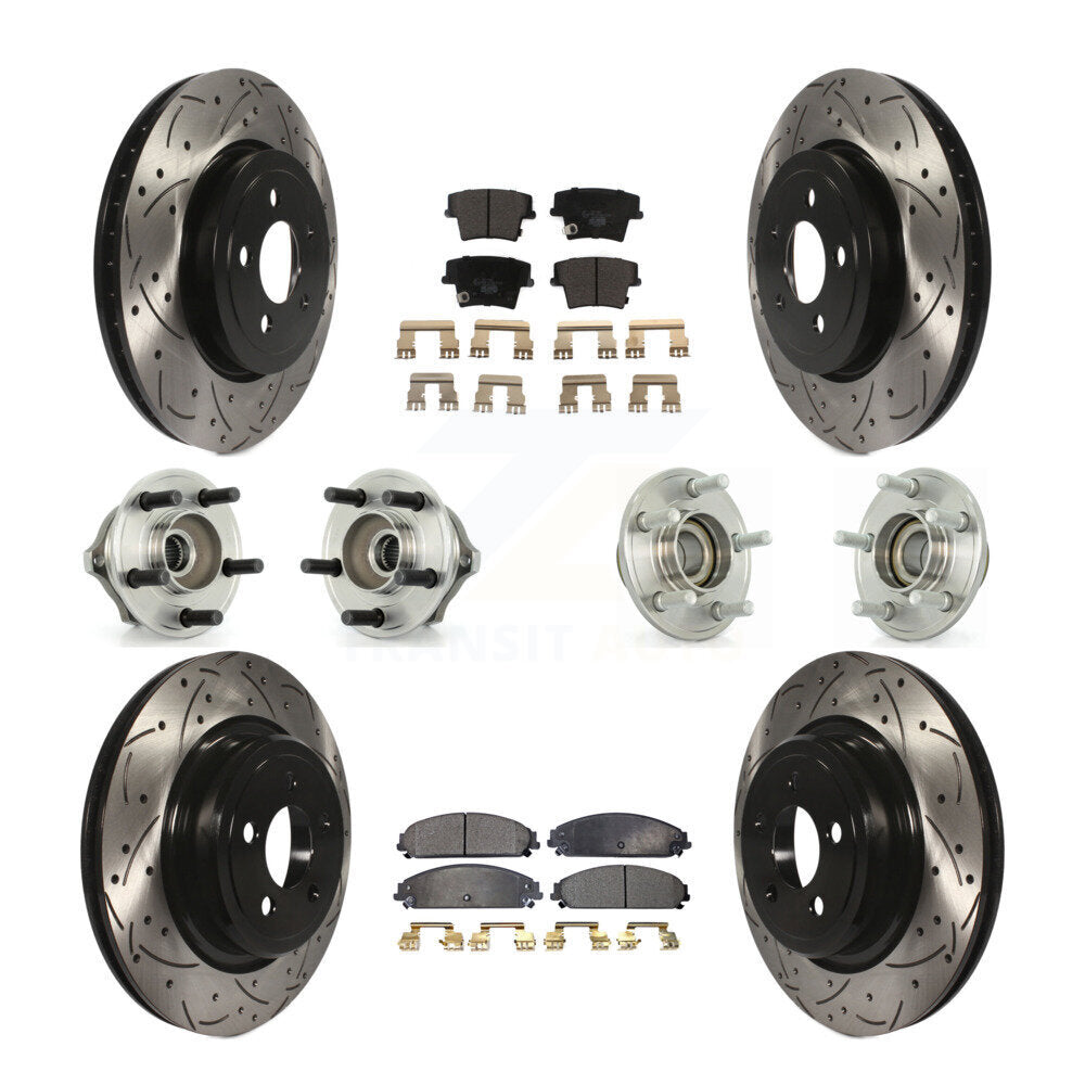 Transit Auto KBB-111187 Wheel Bearing and Hub Assembly for 2006-2008 Dodge Charger - Front and Rear product image