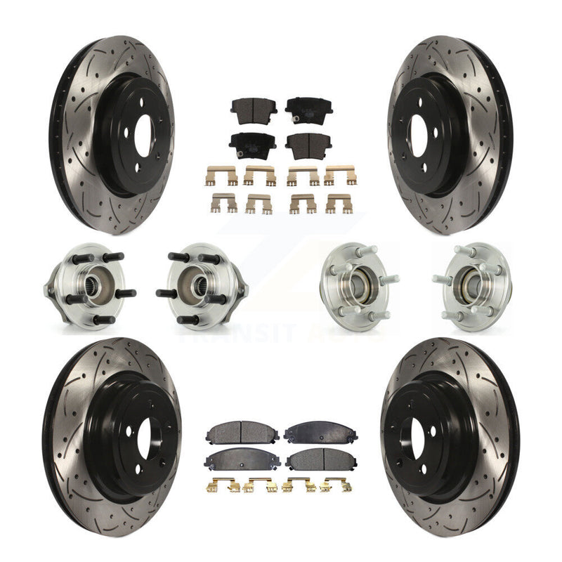 Transit Auto KBB-111187 Wheel Bearing and Hub Assembly for 2006-2008 Dodge Charger - Front and Rear product image