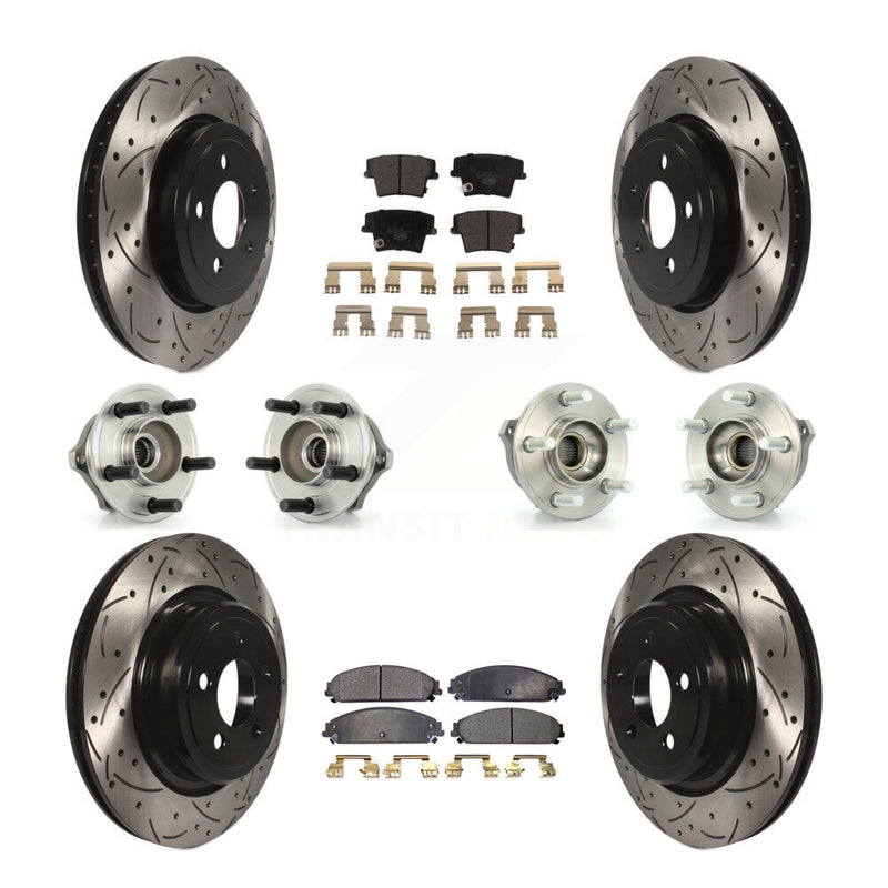 Transit Auto KBB-111191 Wheel Bearing and Hub Assembly for 2007-2008 Dodge Charger - Front and Rear product image