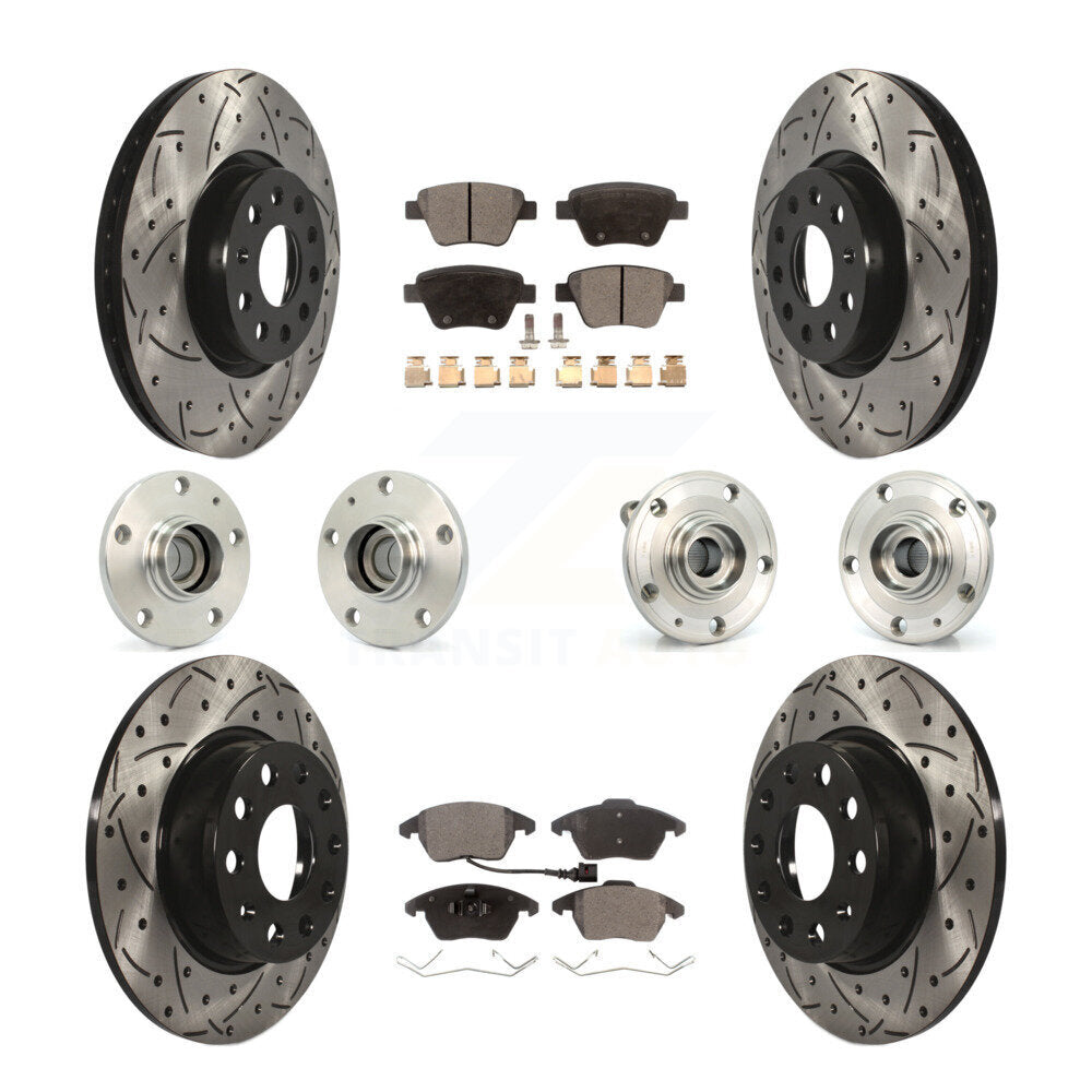 Transit Auto KBB-111193 Wheel Bearing and Hub Assembly for 2011-2015 Volkswagen Beetle, Volkswagen GTI - Front and Rear product image