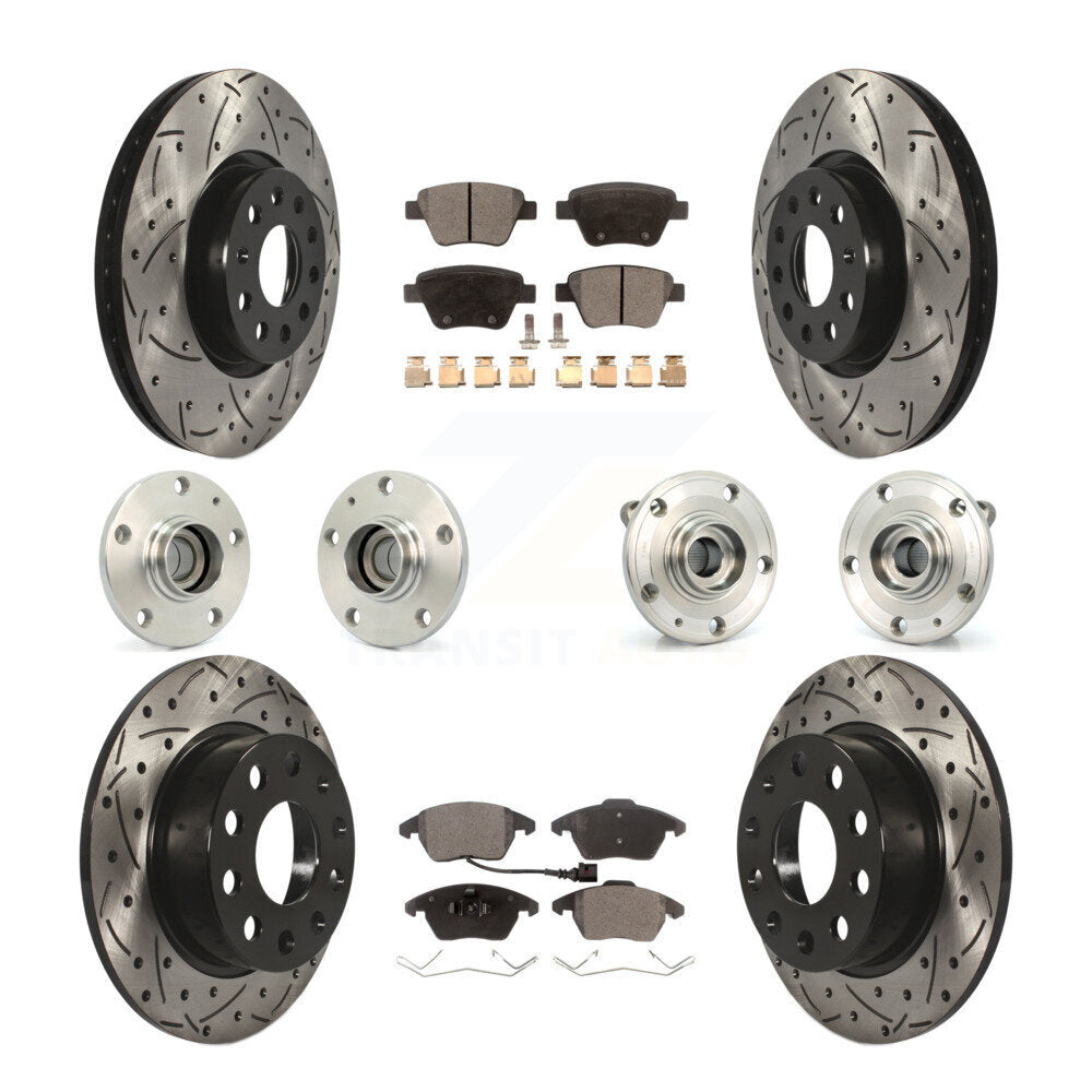 Transit Auto KBB-111194 Wheel Bearing and Hub Assembly for 2017-2018 Volkswagen Jetta - Front and Rear product image
