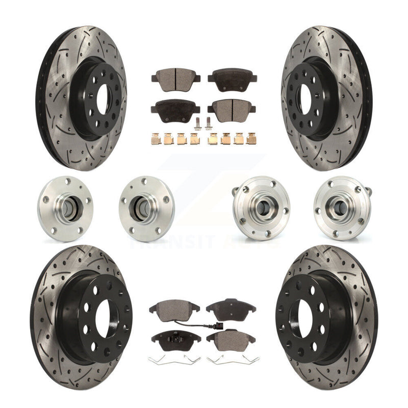 Transit Auto KBB-111194 Wheel Bearing and Hub Assembly for 2017-2018 Volkswagen Jetta - Front and Rear product image