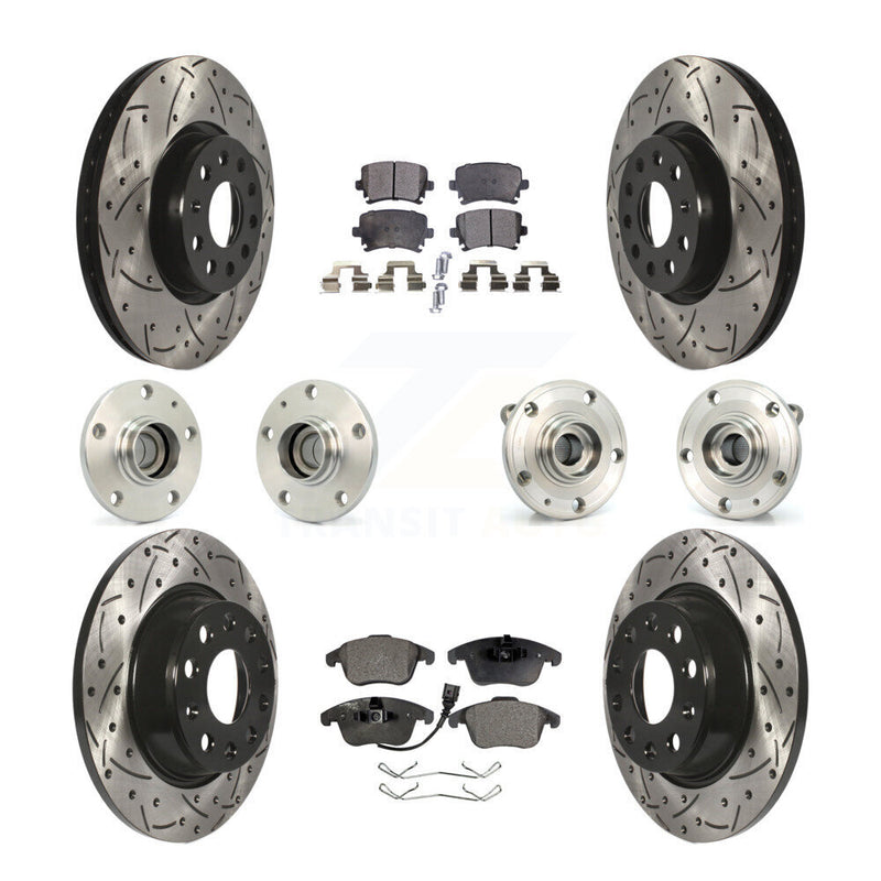 Transit Auto KBB-111196 Wheel Bearing and Hub Assembly for 2009-2018 Volkswagen Tiguan Limited, Audi Q3, Volkswagen Tiguan - Front and Rear product image