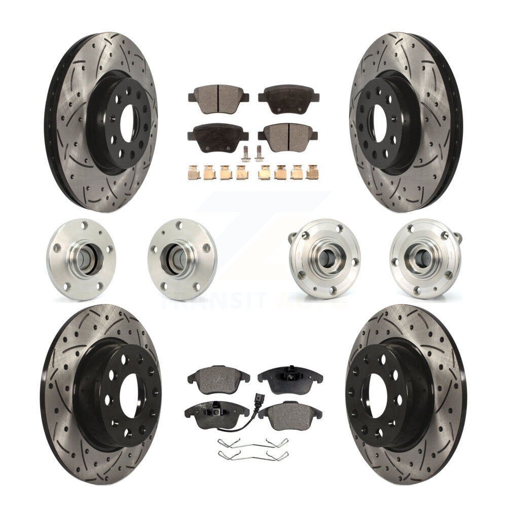 Transit Auto KBB-111197 Wheel Bearing and Hub Assembly for 2012-2014 Volkswagen Passat - Front and Rear product image