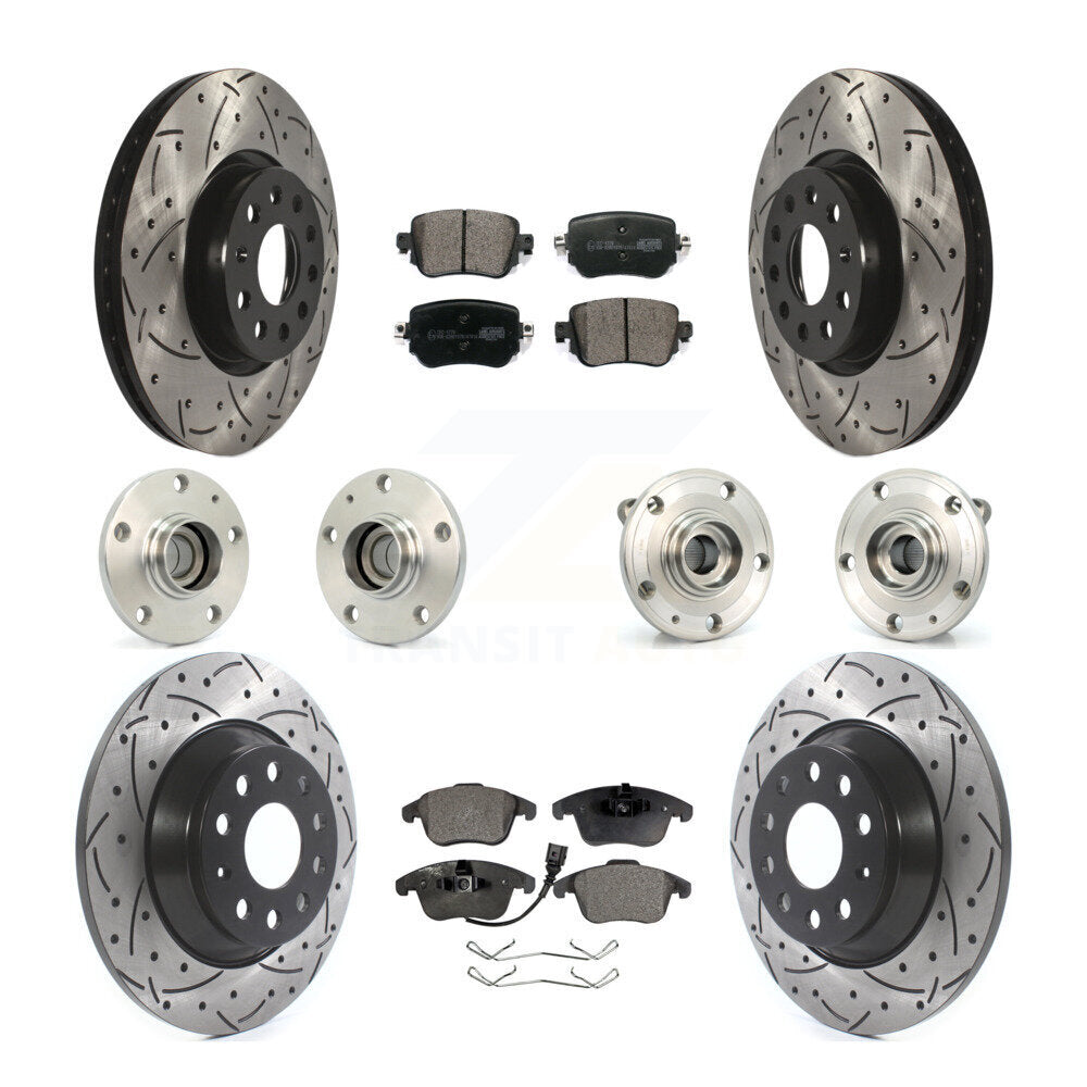 Transit Auto KBB-111199 Wheel Bearing and Hub Assembly for 2016-2018 Audi Q3 - Front and Rear product image