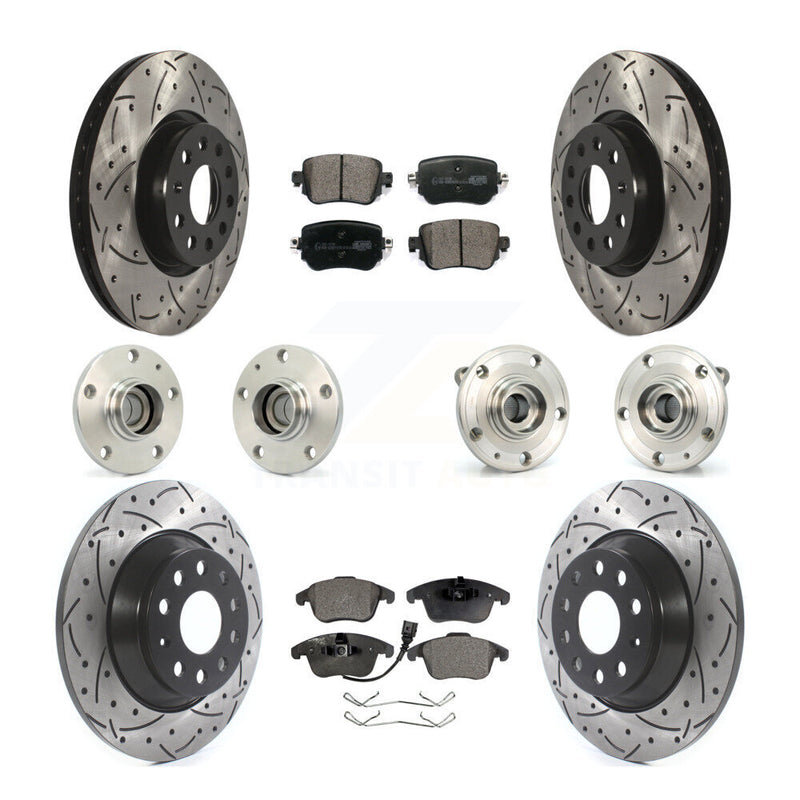 Transit Auto KBB-111199 Wheel Bearing and Hub Assembly for 2016-2018 Audi Q3 - Front and Rear product image